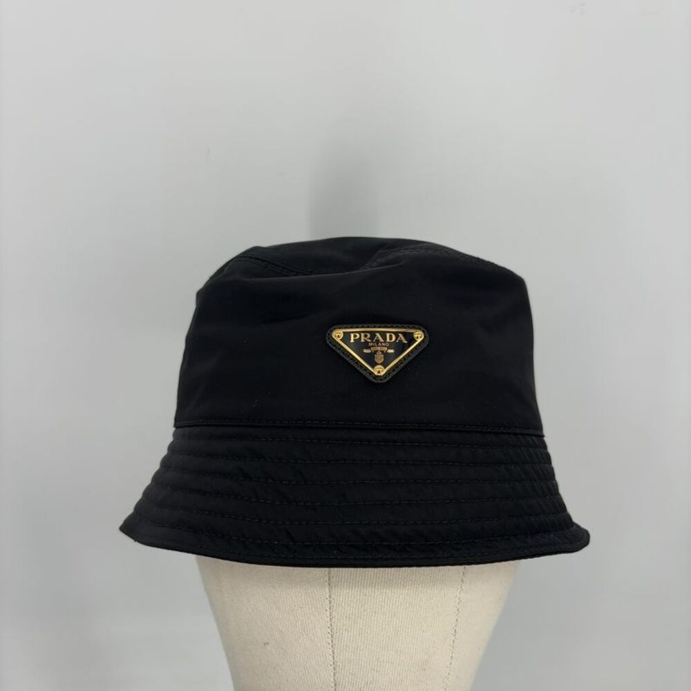 PRADA Bucket Hat In Black
